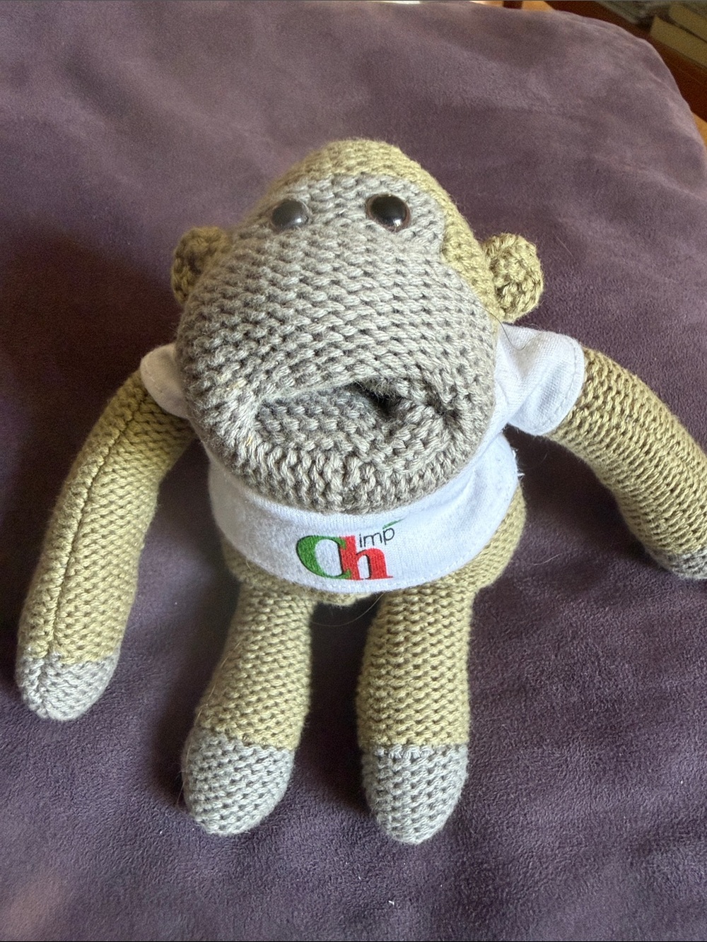 PG tips knitted chimp